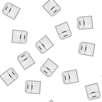 Pattern organization file cabinet cartoon vector Stock Illustration