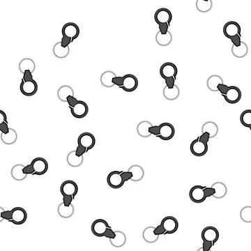Pattern organizer key ring clip cartoon vector Stock Illustration