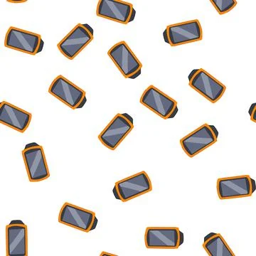 Pattern orientation handheld gps cartoon vector 库存插图