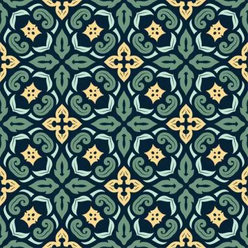 Pattern ornament background. Seamless luxury design ready for print Stock Illustration