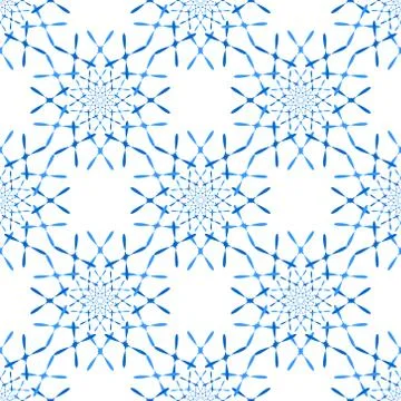 Pattern with ornament on grunge background Stock Illustration