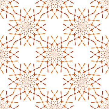 Pattern with ornament on grunge background Illustrazione stock