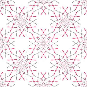 Pattern with ornament on grunge background Stock Illustration