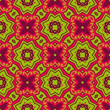 Pattern ornament luxury background. Seamless decorative design looping Illustrazione stock