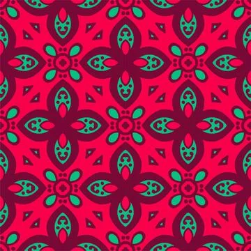 Pattern ornament luxury background. Seamless decorative design looping Illustrazione stock