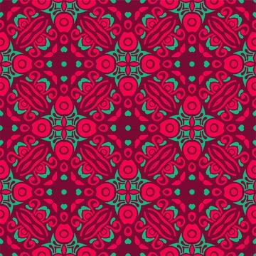 Pattern ornament luxury background. Seamless decorative design looping Stock Illustration