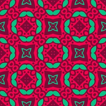 Pattern ornament luxury background. Seamless decorative design looping Illustrazione stock