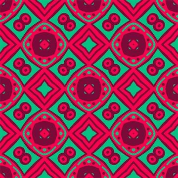 Pattern ornament luxury background. Seamless decorative design looping Stock Illustration