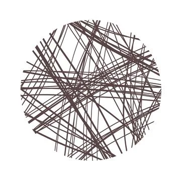 Pattern ornament texture in circle 库存插图