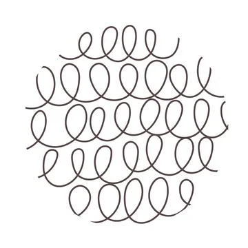 Pattern ornament texture in circle Stock Illustration