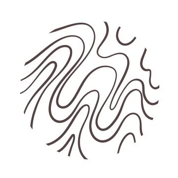 Pattern ornament texture in circle Stock Illustration