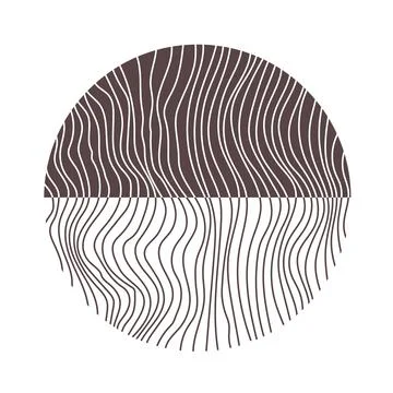 Pattern ornament texture in circle イラスト素材