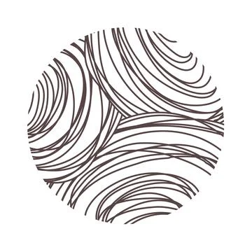 Pattern ornament texture in circle Stock Illustration