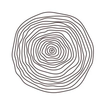 Pattern ornament texture in circle Stock Illustration