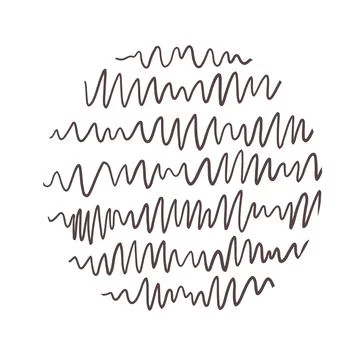 Pattern ornament texture in circle 库存插图