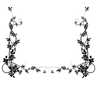 Pattern ornament weaving like ivy and rose hip new Illustrazione stock