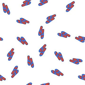 Pattern orthotic insoles cartoon vector Stock Illustration