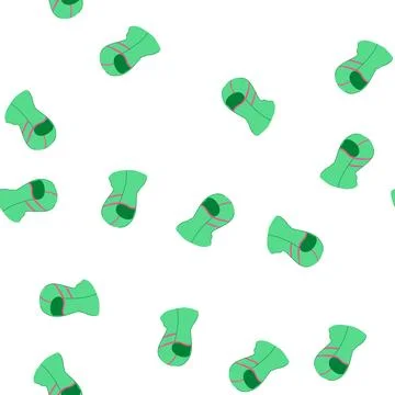 Pattern otg ski mask cartoon vector Stock Illustration