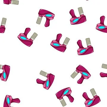 Pattern outdoor bubble gun toy cartoon vector Stock Illustration