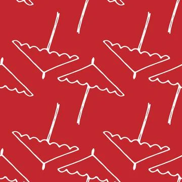 A pattern from an outdoor umbrella. seamless pattern of a hand-drawn drawing in Stock Illustration