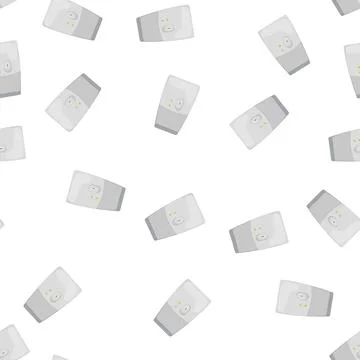Pattern outlet smar plug cartoon vector イラスト素材