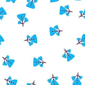 Pattern outline tree doodle flat cartoon vector イラスト素材