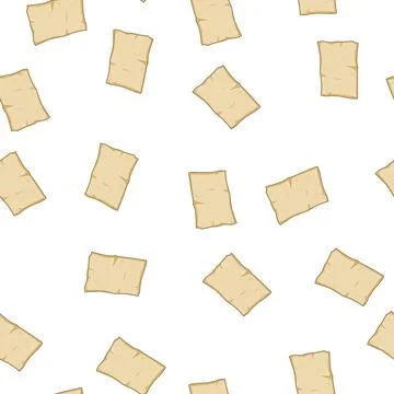 Pattern oven parchment paper cartoon vector Illustrazione stock