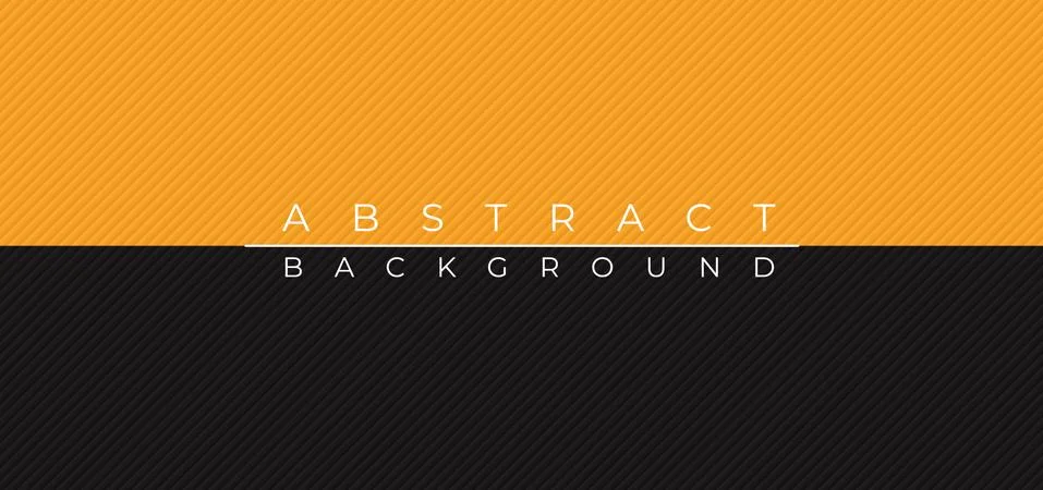 Pattern overlap wave shape design minimal style yellow and black color Stock Illustration