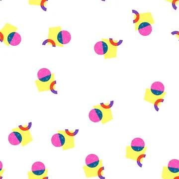 Pattern overlay risograph effect cartoon vector 스톡 일러스트