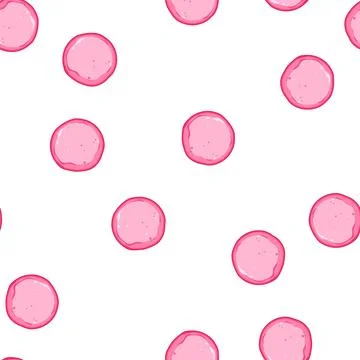 Pattern pack chewing gum cartoon vector イラスト素材