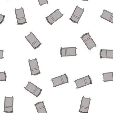 Pattern Package delivery lockbox providing secure mail service Stock Illustration