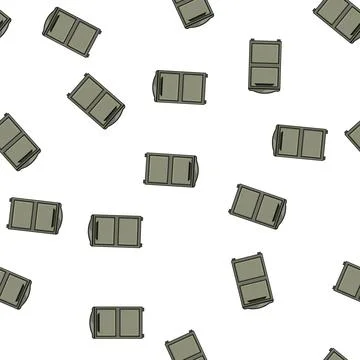 Pattern Package locker box for receiving secure deliveries Stock Illustration