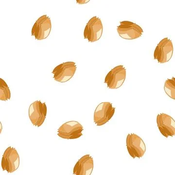 Pattern packaging cereal bag cartoon vector Stock Illustration