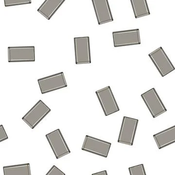 Pattern packaging metal tin can cartoon vector Stock Illustration