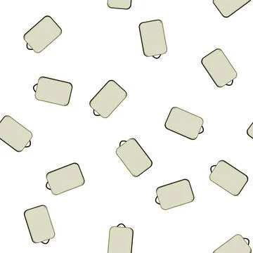 Pattern Packing cube organizing travel items for efficient luggage Illustrazione stock