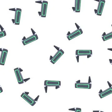 Pattern pad charging stand wireless cartoon vector Illustrazione stock