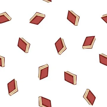 Pattern page old book cartoon vector Illustrazione stock