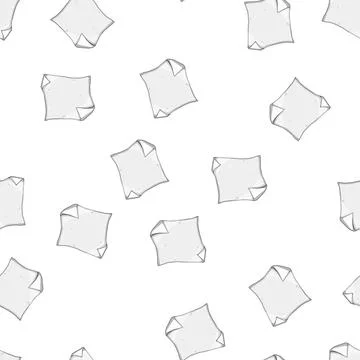 Pattern page paper curl cartoon vector Stock Illustration