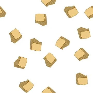 Pattern page torn cardboard cartoon vector Stock Illustration
