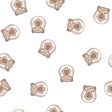 Pattern pain cervical neck collar cartoon vector 库存插图