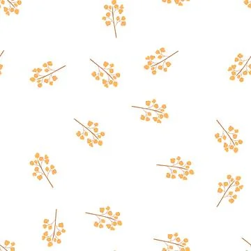 Pattern paint gold leaves cartoon vector Illustrazione stock