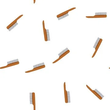 Pattern paint wire brush cartoon vector Illustrazione stock
