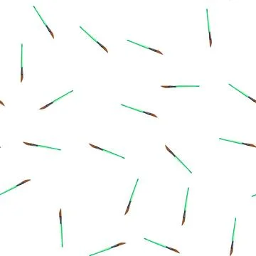 Pattern painter artist paint brush cartoon vector Illustrazione stock