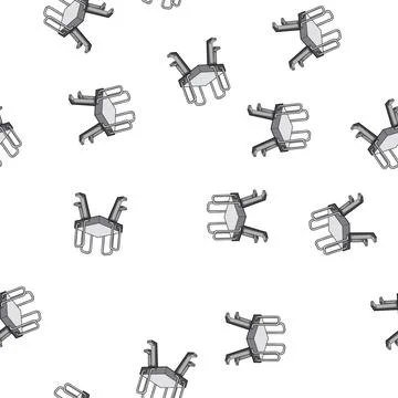 Pattern pair shoe dryer electric cartoon vector Ilustração Stock