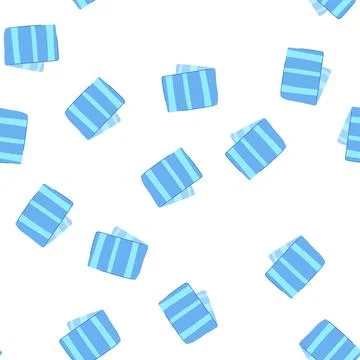 Pattern pamper spa towel cartoon vector Stock Illustration