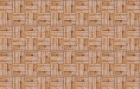 Pattern panel square chess parquet textured interlaced Stock Illustration