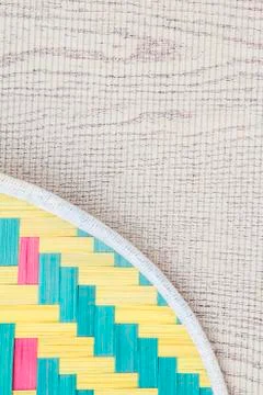 Pattern of paper and wood. Stock Photos