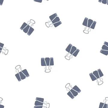 Pattern paper binder clip cartoon vector Stock Illustration