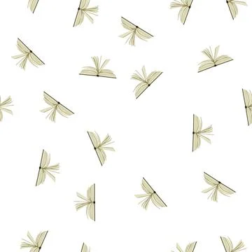 Pattern paper book open cartoon vector Stock Illustration