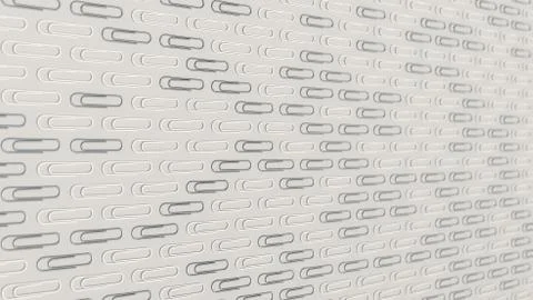 Pattern from paper clips Stock Illustration